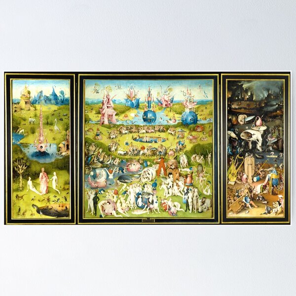 Artikel-Vorschau von HD Der Garten der Lüste - FULL- von H. Bosch HIGH DEFINITION + Originalfarben, designt und verkauft von MINDTHECHERRY.