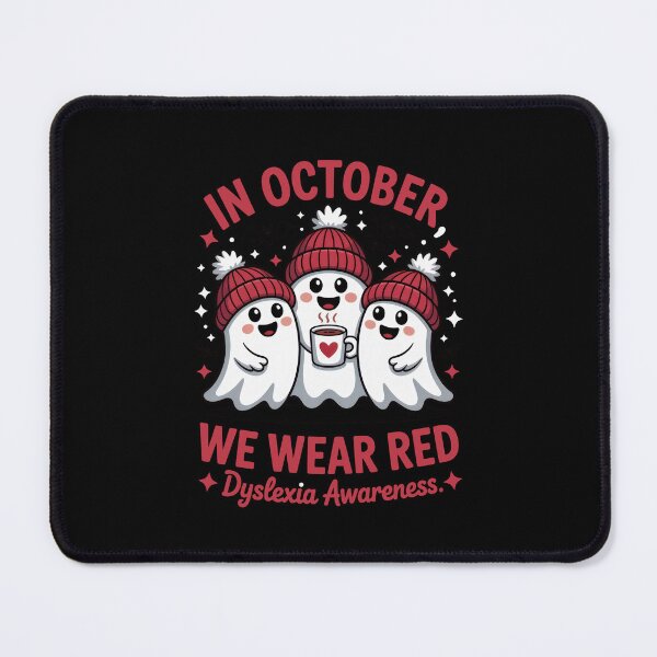 Item preview, Spooky Red Awareness - Dyslexia Awareness designed and sold by Enea Kelo.