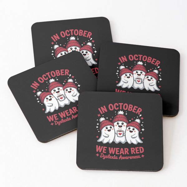Item preview, Spooky Red Awareness - Dyslexia Awareness designed and sold by Enea Kelo.