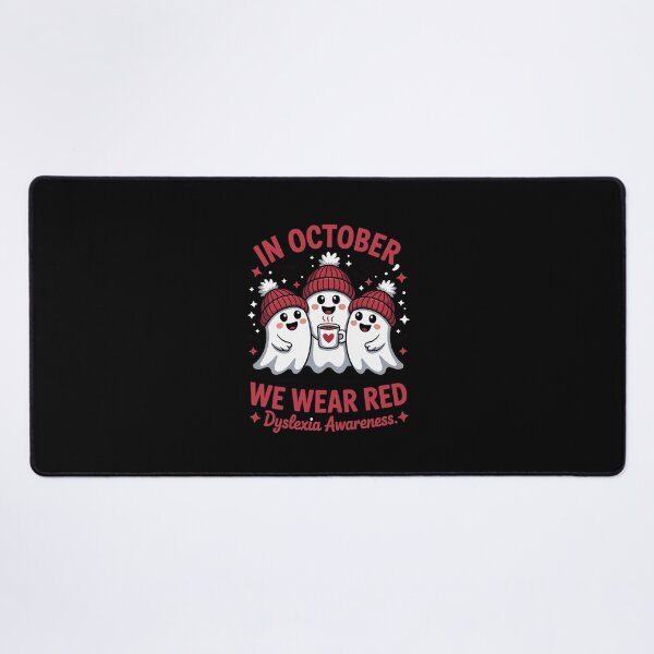 Item preview, Spooky Red Awareness - Dyslexia Awareness designed and sold by Enea Kelo.