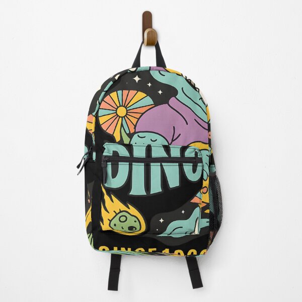 Item preview, Dinotripi Psychedelic Dinosaur Playing Guitar Retro Trippy Cosmic Music  designed and sold by DrawHandArt.