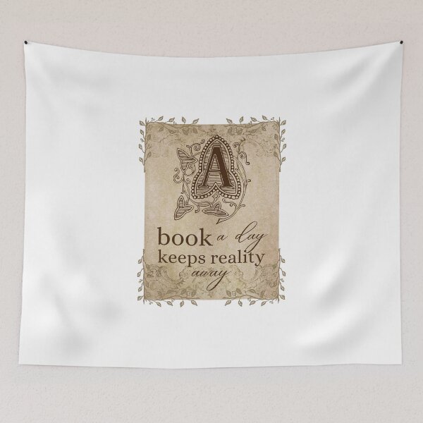 Item preview, a book a day keeps reality away designed and sold by Marijadeco.