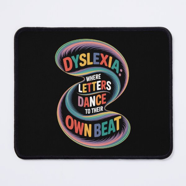 Item preview, Letters Dance to Their Own Beat - Dyslexia Awareness designed and sold by Enea Kelo.