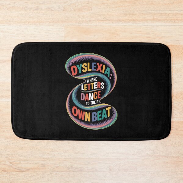 Item preview, Letters Dance to Their Own Beat - Dyslexia Awareness designed and sold by Enea Kelo.