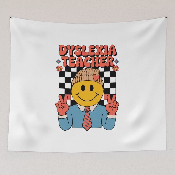 Item preview, Groovy Dyslexia Teacher - Dyslexia Awareness designed and sold by Enea Kelo.