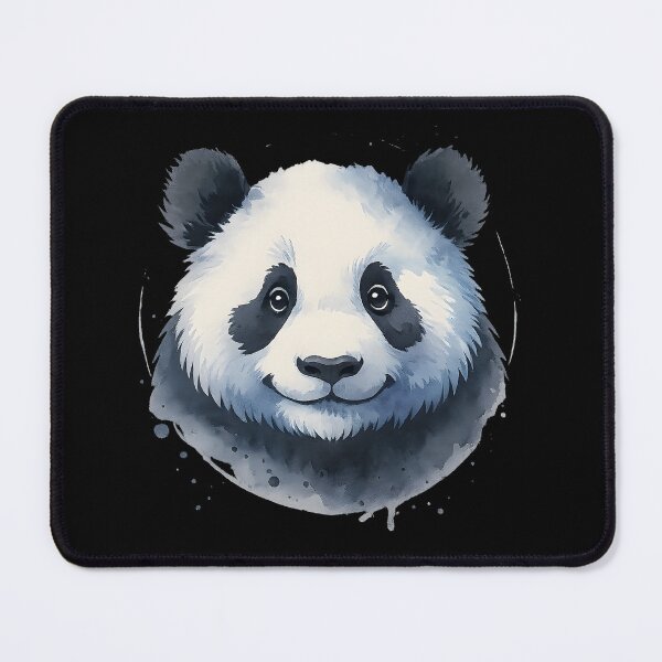 Item preview, Watercolor Panda Face Adorable Bear Portrait Cute Artistic Animal Design designed and sold by DrawHandArt.