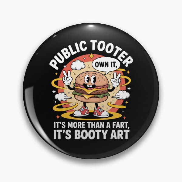 Item preview, Public Tooter Funny Farting humor cheeseburger designed and sold by snowry.