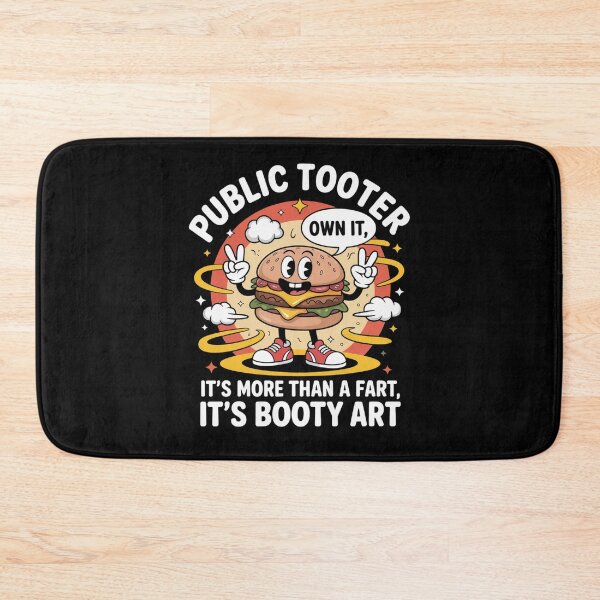 Item preview, Public Tooter Funny Farting humor cheeseburger designed and sold by snowry.