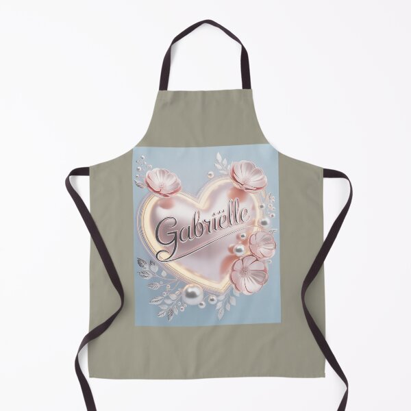 Item preview, Gabrielle Name Art Floral Heart Design designed and sold by Michael Harding.