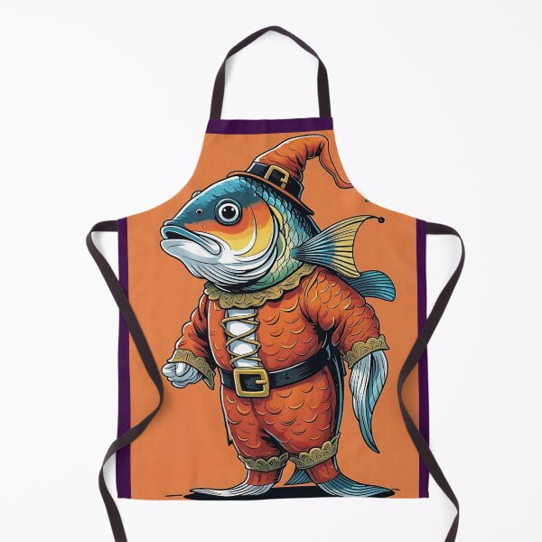 Item preview, Halloween Wizard Fish designed and sold by DariaCraft.
