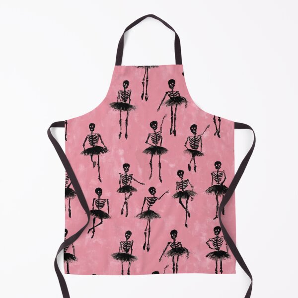 Item preview, Skeleton Ballerinas on Pink – Quirky Halloween Seamless Pattern designed and sold by dawnleblanc55.
