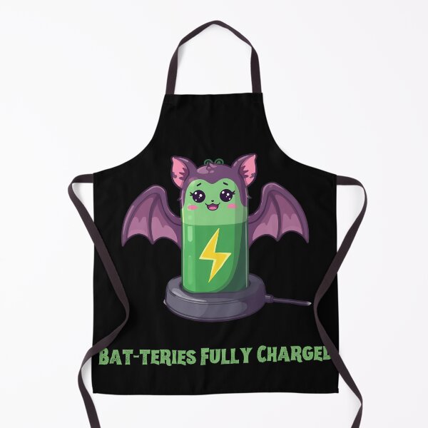 Item preview, Cute Halloween Bat Battery Fully Charged Cartoon Design designed and sold by DreamArtmaStudio.