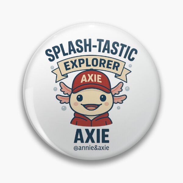 Item preview, Axie the Axolotl – Splash-tastic Explore designed and sold by anniejunoaxie.