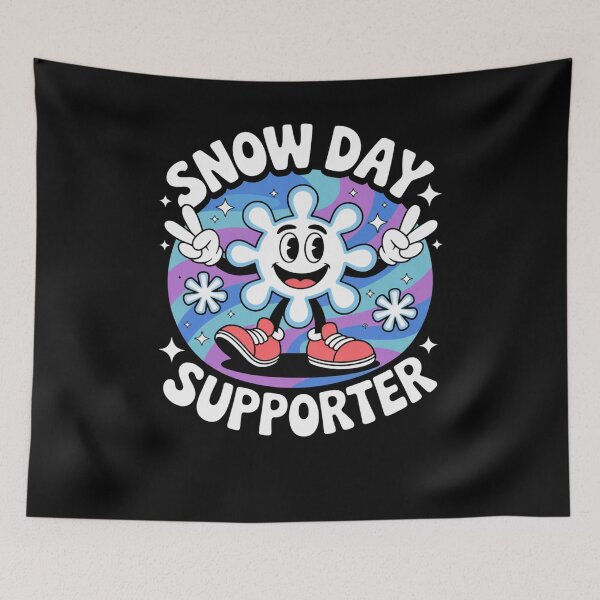 Item preview, Snow Day Supporter Funny Winter Weather joke snowflake designed and sold by snowry.
