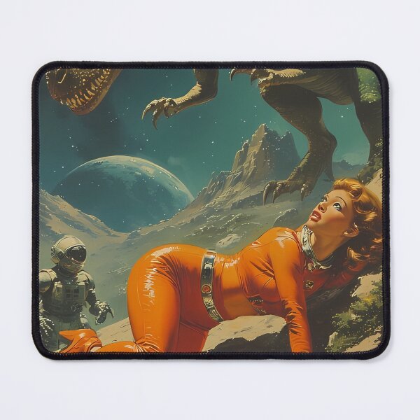 Item preview, The cosmic woman with her dino friend designed and sold by she-devil-shirt.