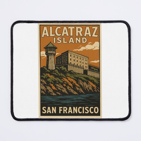 Item preview, Alcatraz Island San Francisco designed and sold by DeBenedetto Digital Designs.