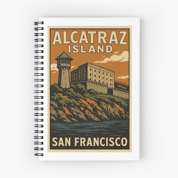 Item preview, Alcatraz Island San Francisco designed and sold by DeBenedetto Digital Designs.