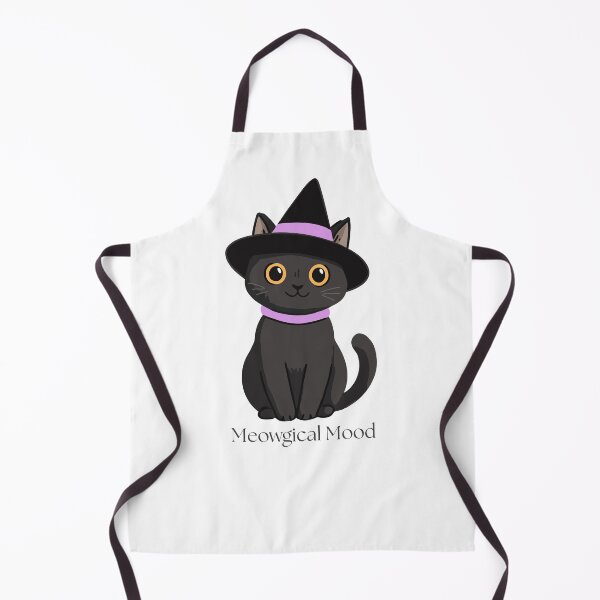Item preview, Halloween Black Cat in Witch Hat – Meowgical Mood Cute Design designed and sold by Geafixy.
