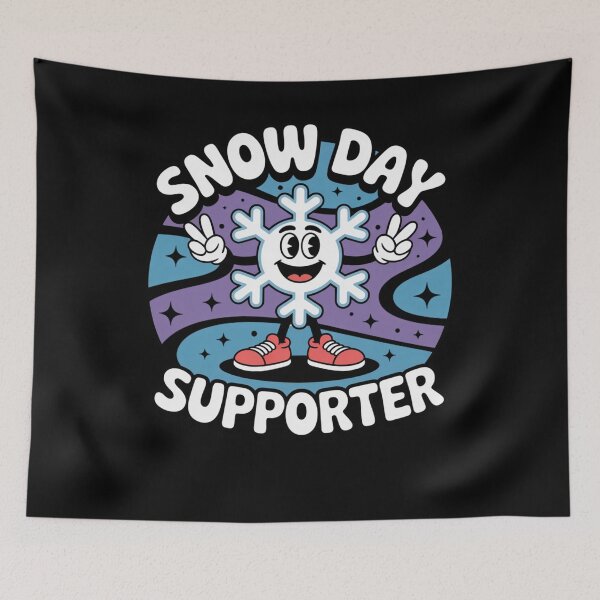 Item preview, Snow Day Supporter Funny Winter Weather humor snowflake designed and sold by snowry.