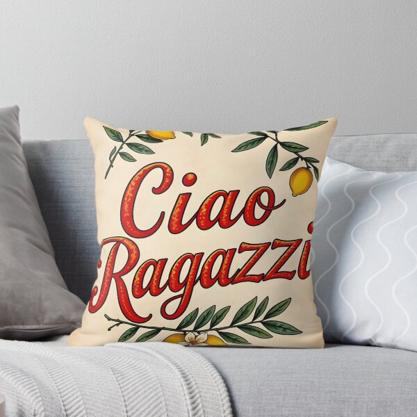 Item preview, Ciao Ragazzi – Vintage Paper with Lemons and Leaves designed and sold by EmeraldeaArt.