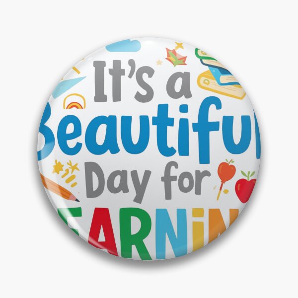 Item preview, It’s a Beautiful Day for Learning Positive Teacher T‑Shirt, Funny Shirt, Valentine Shirt gift, Valentine Day Cut File designed and sold by GAIDREDA.