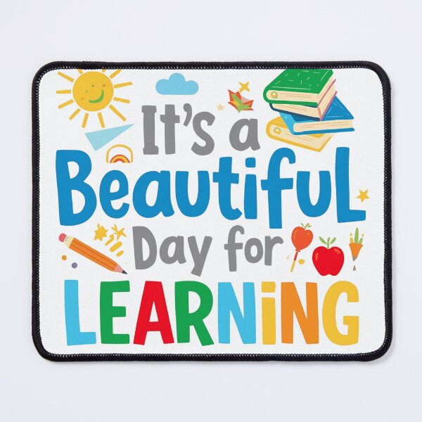 Item preview, It’s a Beautiful Day for Learning Positive Teacher T‑Shirt, Funny Shirt, Valentine Shirt gift, Valentine Day Cut File designed and sold by GAIDREDA.