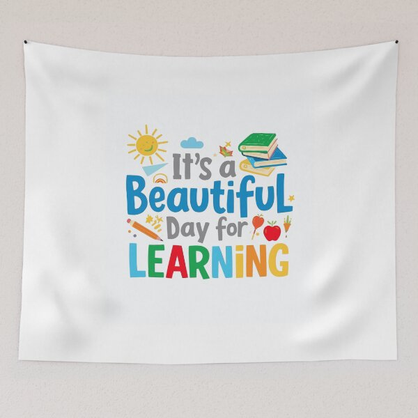 Item preview, It’s a Beautiful Day for Learning Positive Teacher T‑Shirt, Funny Shirt, Valentine Shirt gift, Valentine Day Cut File designed and sold by GAIDREDA.