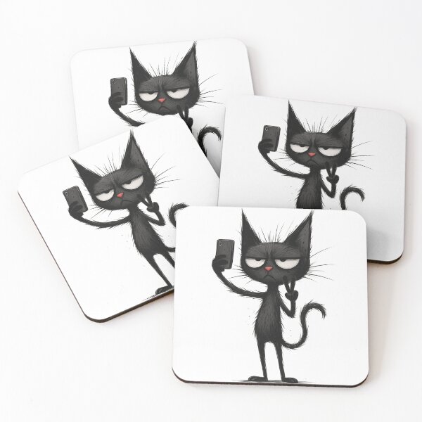 Item preview, CAT SELFIE designed and sold by Rebujos-Studio.