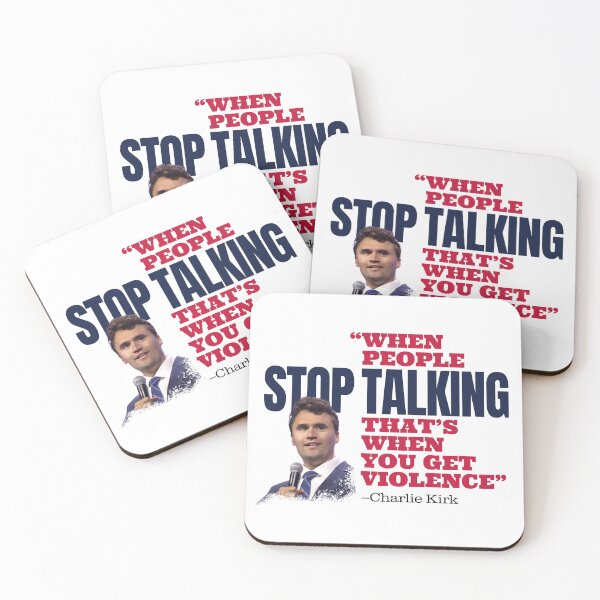 Item preview, Charlie Kirk Don't Stop Talking designed and sold by Strong Tee.