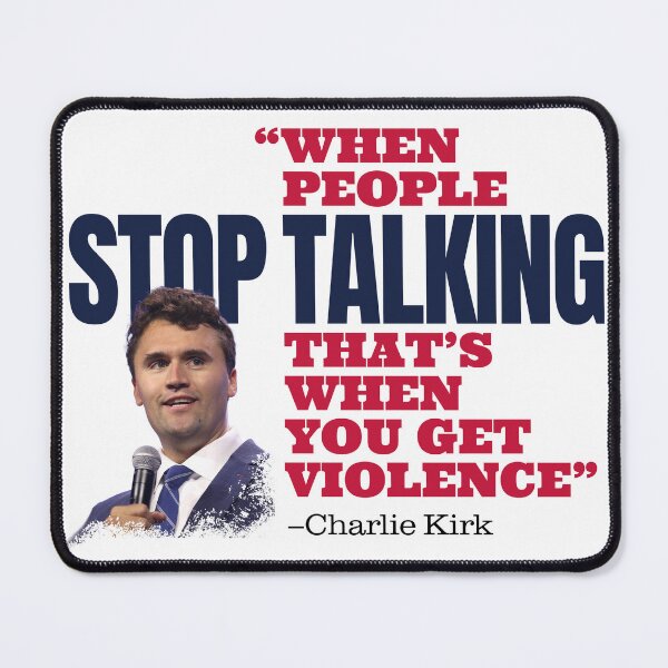 Item preview, Charlie Kirk Don't Stop Talking designed and sold by Strong Tee.