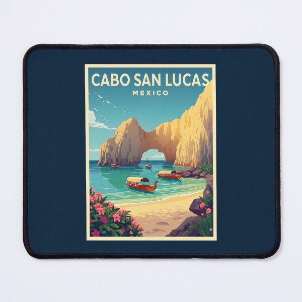 Item preview, A Vintage Illustration of Cabo San Lucas - Mexico designed and sold by GoodOldVintage.