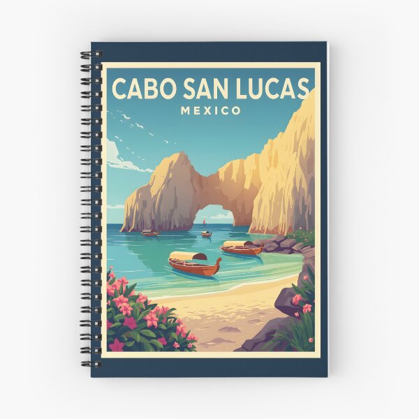 Item preview, A Vintage Illustration of Cabo San Lucas - Mexico  designed and sold by GoodOldVintage.