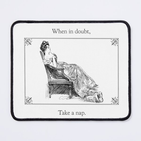 Item preview, When in Doubt Take a Nap – Victorian Vintage Edit designed and sold by NitegeistStudio.