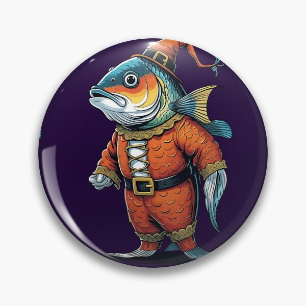 Item preview, Halloween Wizard Fish  designed and sold by DariaCraft.