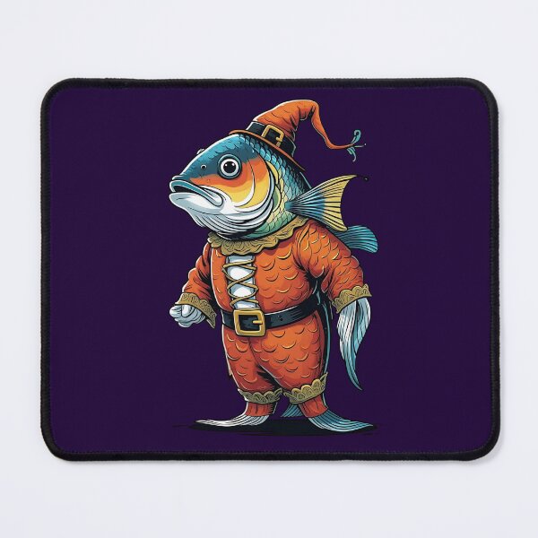 Item preview, Halloween Wizard Fish  designed and sold by DariaCraft.
