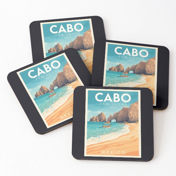 Item preview, A Vintage Illustration of Cabo San Lucas - Mexico  designed and sold by GoodOldVintage.