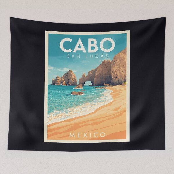 Item preview, A Vintage Illustration of Cabo San Lucas - Mexico  designed and sold by GoodOldVintage.