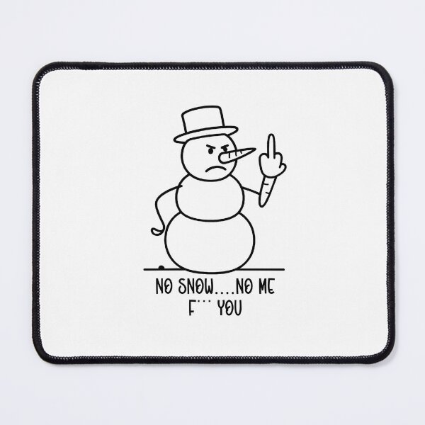 Item preview, Rude Snowman Humor designed and sold by ustylelab.