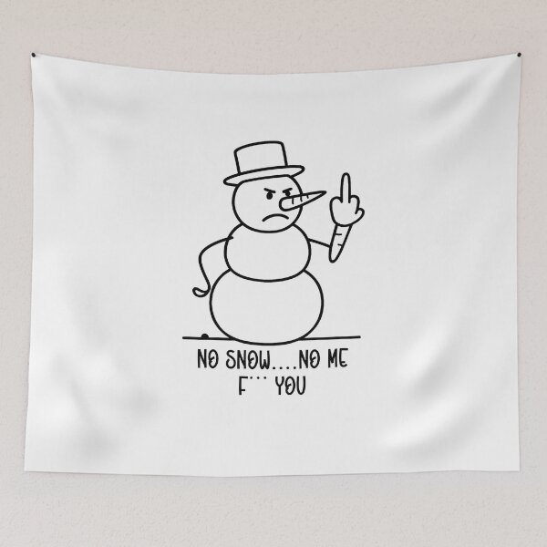 Item preview, Rude Snowman Humor designed and sold by ustylelab.