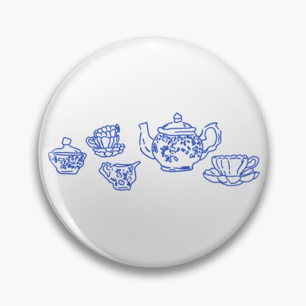 Item preview, AJS blue tea set  designed and sold by Madie-RW.