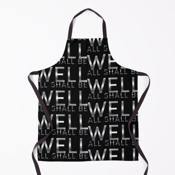 Item preview, Copy of All Shall Be Well – Elegant Silver Script Typography designed and sold by MotivAura.