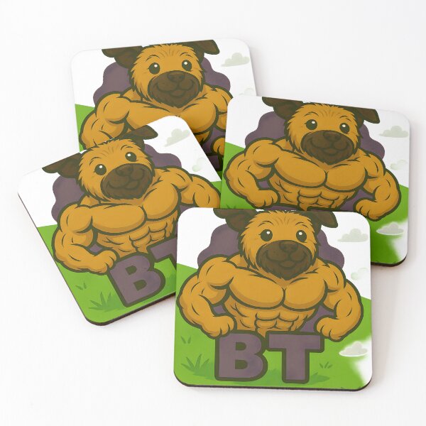 Item preview, BT – Muscular Border Terrier Comic T-Shirt designed and sold by anniejunoaxie.