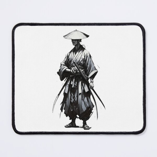 Item preview, samurai black ink style designed and sold by nour ⭐⭐⭐⭐ ⭐.