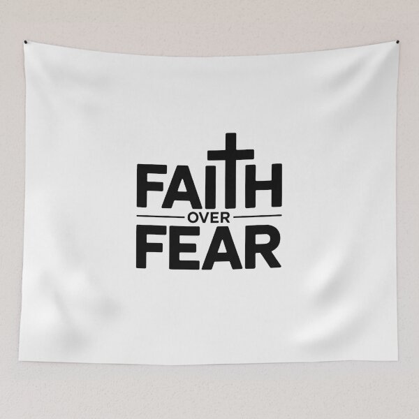 Item preview, Faith Over Fear designed and sold by UrbanHowlz.