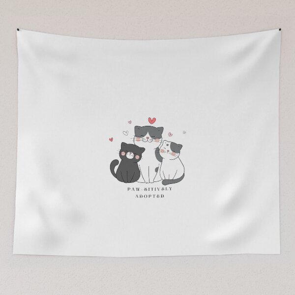 Item preview, Paw-sitively adopted pet t-shirt  designed and sold by t-shirtastic.