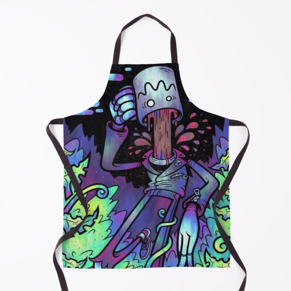 Item preview, Trippy Bucket Head | Psychedelic Neon Street Art designed and sold by purrinink.