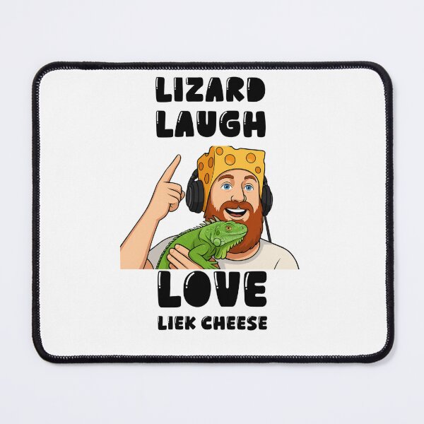 Item preview, Lizard Laugh Love Liek Cheese Funny Meme Shirt designed and sold by MonsterGamerDash.