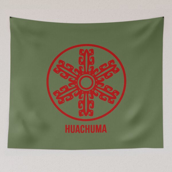 Item preview, HUACHUMA CACTUS DESIGN. RED PRINT. designed and sold by 5hertz.