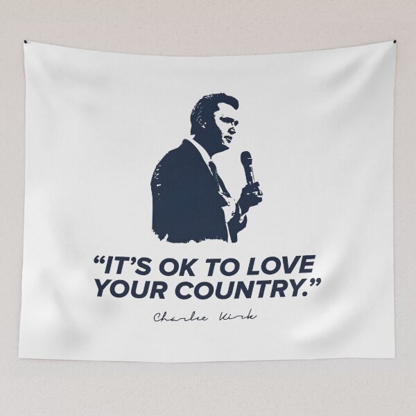 Item preview, Charlie Kirk te amo país designed and sold by JeyVel.