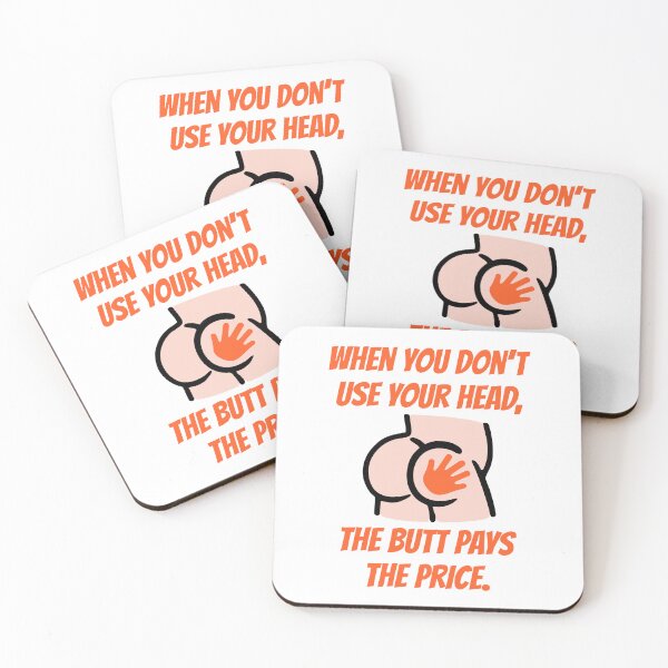 Item preview, The Butt Pays the Price – Funny Shirt designed and sold by Coincidentia.